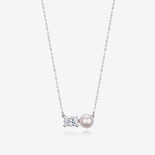[MSGRN] Victoria Cushion Pearl Necklace