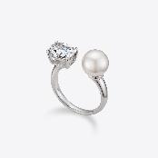 [MSGRN] Victoria Cushion Pearl Ring