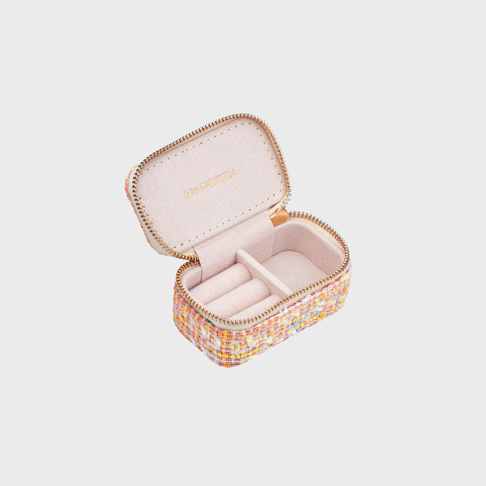 [MSGRN] Tweed Mini Jewelry Pouch