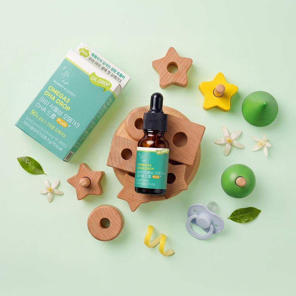 [MOMMY&DADDY] Kids Plant-Based Omega-3 DHA Drops Plus +