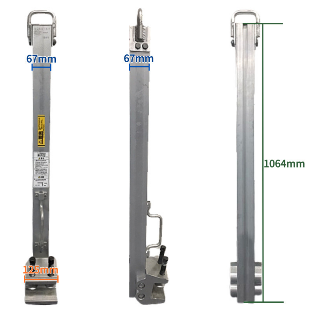 Lightweight Aluminum Safety Lifeline Guardrail
