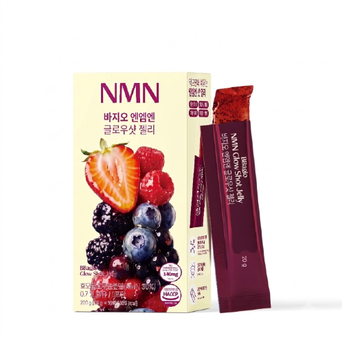 BBagio NMN Glow Shot Jelly | Premium NMN, Cellular Regeneration, Wrinkle Improvement, Powerful Antioxidants, Craving Control