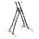 detail image2 K-LADDER Height-Adjustable Platform Step Ladder KLS-205F / KLB-205F, 3.9m Working Height, Active Outrigger