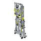 detail image2 K-LADDER Height-Adjustable Platform Step Ladder KLS-204 / KLB-204, Platform Height 1.0-1.6m, Active Outrigger