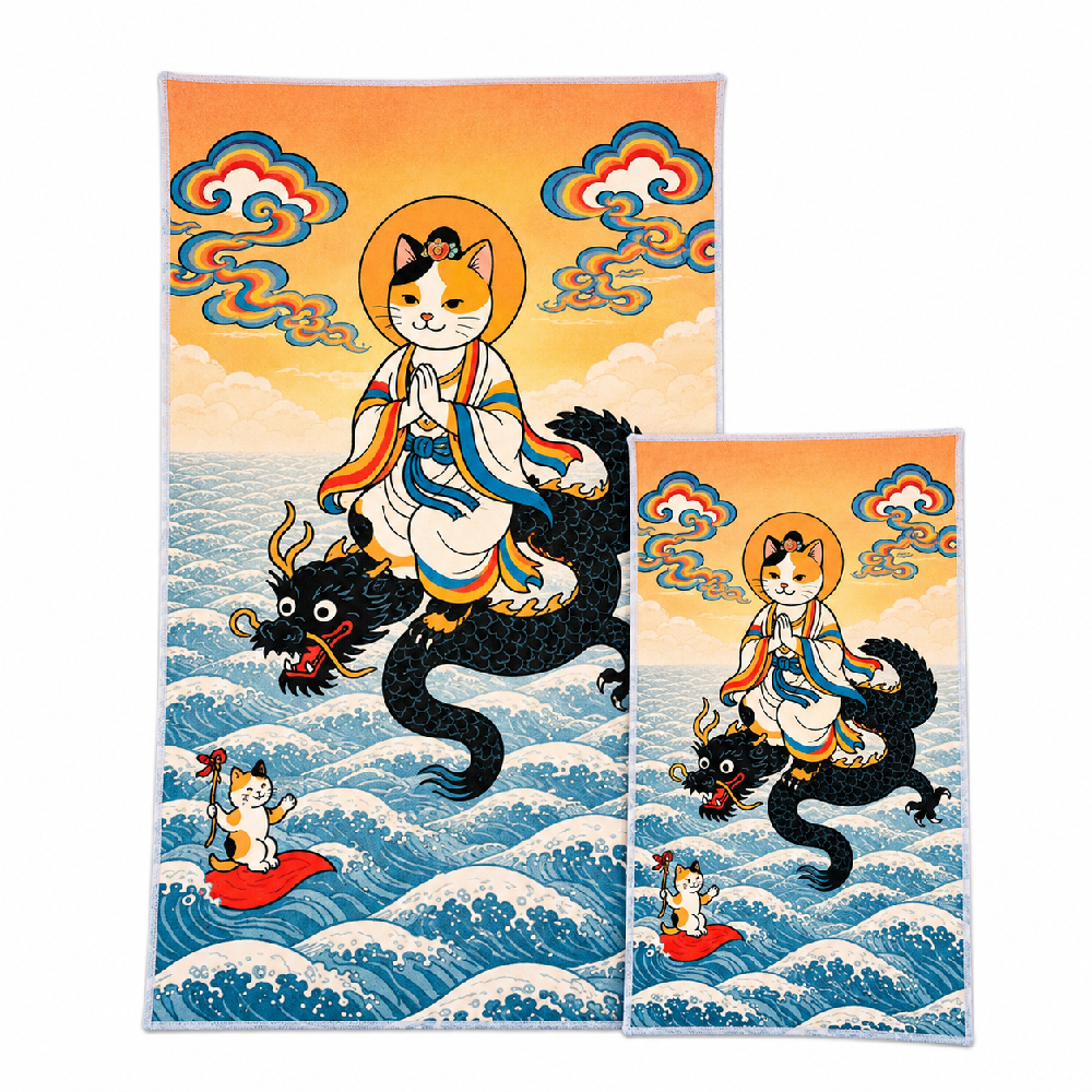 Myobul Rider Textile Art Poster
