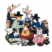 Myohan Library Fabric Scarf