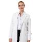 detail image2 Zenir Structured Nuevo Long Lab Coat LCW-204 - Ivory White
