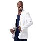 detail image2 Zenir Men's Standard Short Lab Coat LCM-100 - White