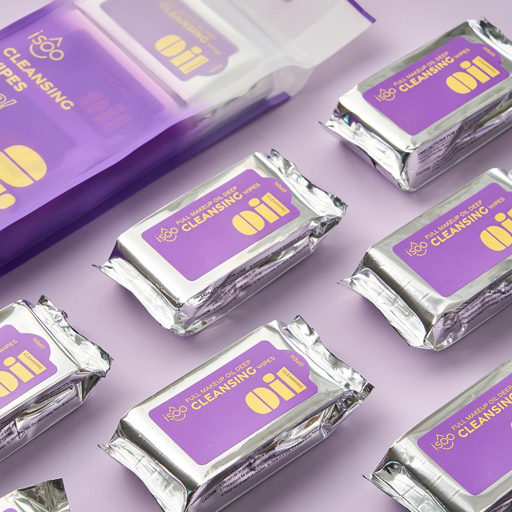 ISOO Full Makeup Oil Deep Cleansing  Wipes 6S * 4EA