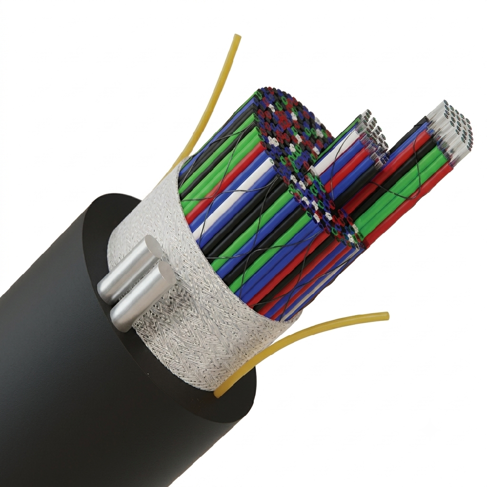 Rollable Ribbon Single Jacket Optical Cable