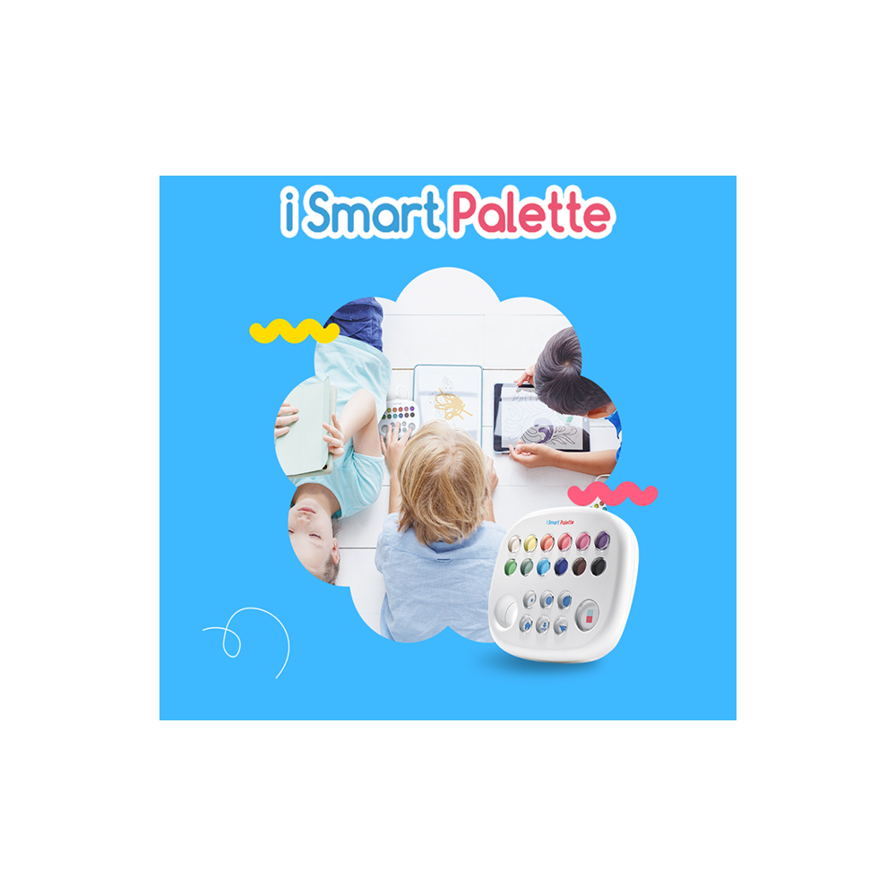 GOONIES i Smart Palette — Bluetooth Digital Drawing Tool for Kids, Art Toy with Free App, 12 Colours
