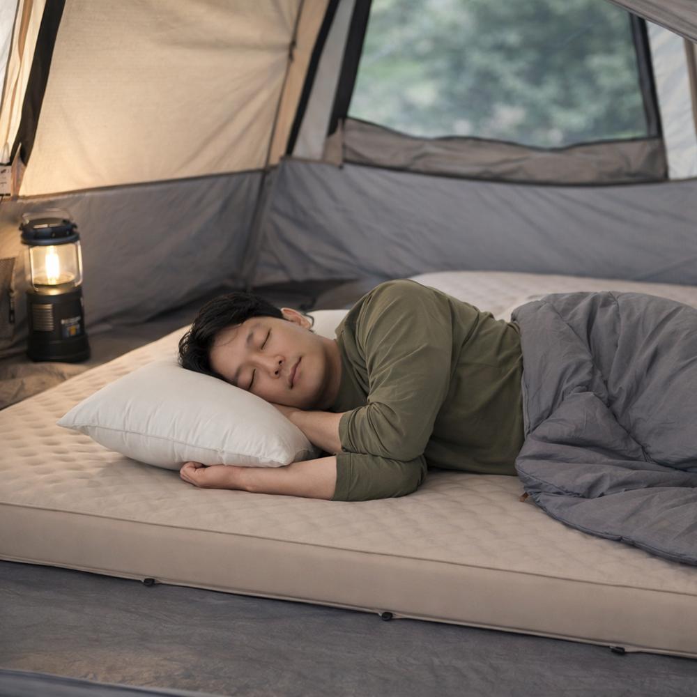 OSOLGIL Self-inflating sleeping pad  with air pump_Double