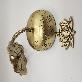 detail image1 Handcrafted Brass Lotus Magnetic Door Bell