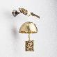 detail image5 Handcrafted Brass Korean Lucky Fish Door Bell