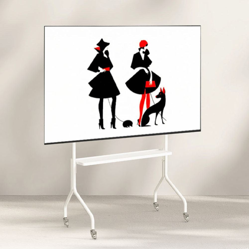 Mobile easel TV Stand EdgeQ