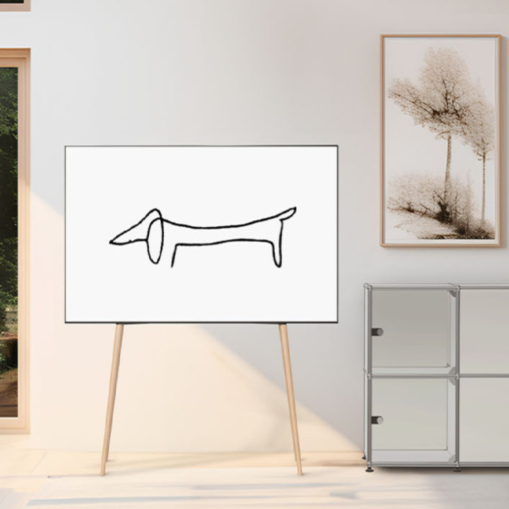 Easel TV Stand