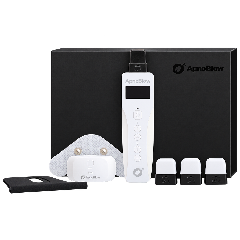 ApnoBlow Smart Breathing Muscle Training Device