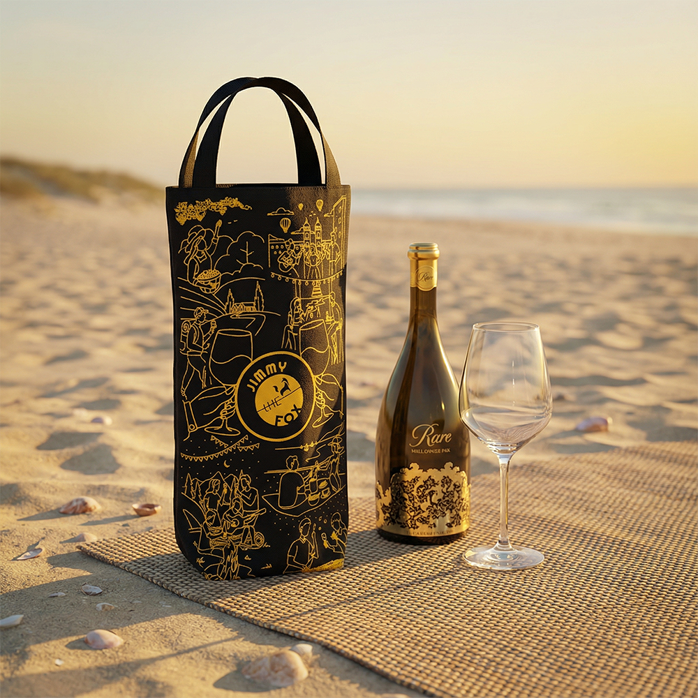 Jimmy the Fox Wine Carry Tote