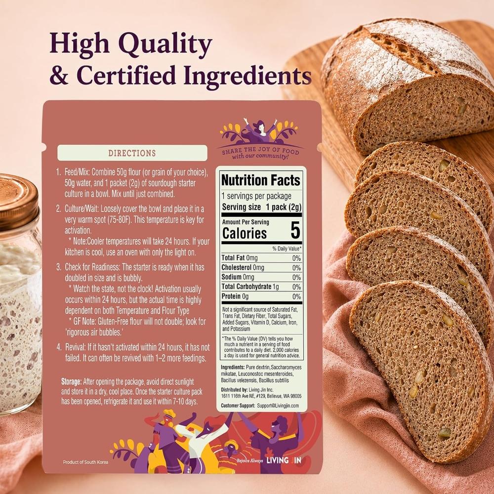 Gluten-Free Sourdough Starter Culture Powder